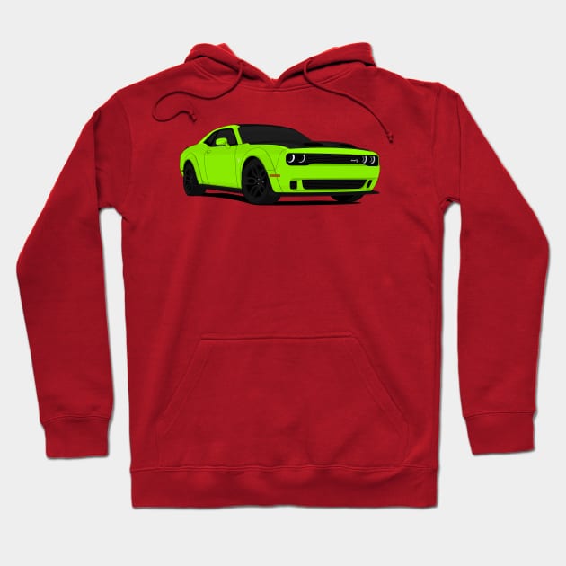 HELLCAT LIME Hoodie by VENZ0LIC